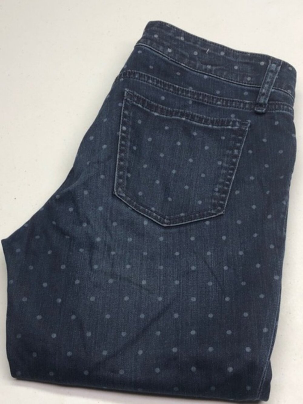 GAP 1969 POLKA DOT ALWAYS SKINNY CROP JEANS 4/27x24 ⭐️